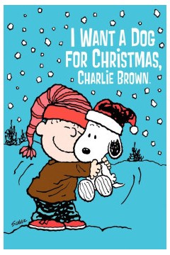 查理·布朗，我想要一只狗过圣诞节