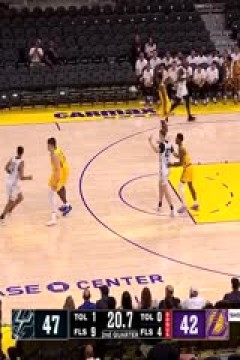 NBA夏季联赛 湖人VS马刺 20250709