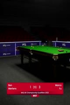 2023斯诺克英锦赛资格赛本·米尔滕斯4-6傅家俊20231119