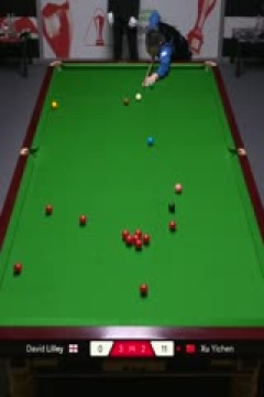 斯诺克英锦赛资格赛第二轮112进80大卫·利利6-4许医尘20251124
