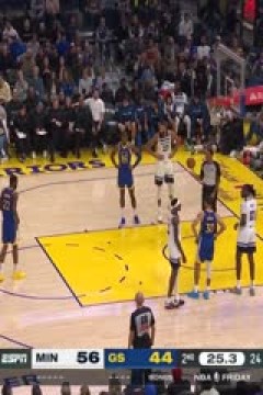 NBA常规赛 森林狼VS勇士 20241207