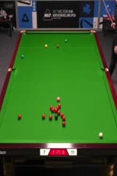 2025斯诺克北爱尔兰公开赛资格赛第二轮吉米·罗伯逊4-0若纳斯·卢斯20250907