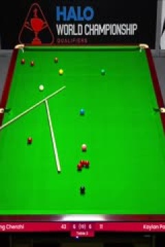 斯诺克世锦赛资格赛128进96巩晨智10-7凯兰·帕特尔(第二阶段)20250407