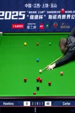 斯诺克玉山世界公开赛四分之一决赛阿里·卡特5-4巴里·霍金斯20250227