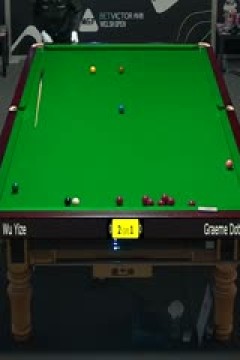 斯诺克威尔士公开赛吴宜泽2-4格雷姆·多特20240214