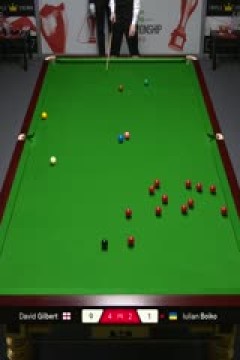 斯诺克英锦赛资格赛第三轮80进48大卫·吉尔伯特6-5尤利安·博伊科20251125