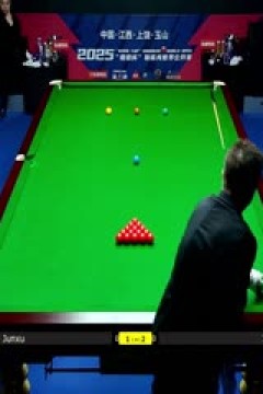斯诺克玉山世界公开赛16进8庞俊旭5-2徐思20250226