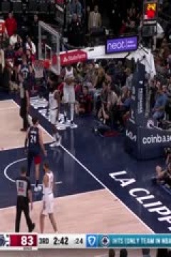 NBA常规赛 奇才VS快船 20250124