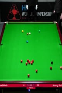 斯诺克世锦赛资格赛128进96及96进64丹尼尔·威尔斯5-4黄佳浩(第一阶段)20250409