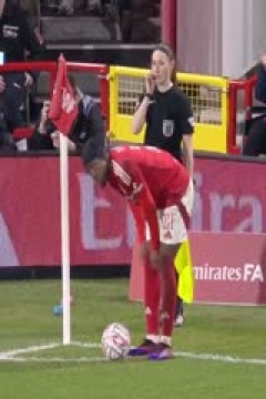 足总杯第五轮比赛 诺丁汉森林VS伊普斯维奇 20250304