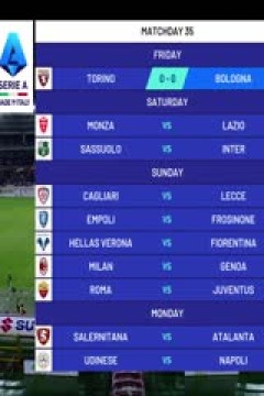 意甲联赛 都灵VS博洛尼亚 20240504