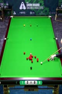 2025斯诺克沙特大师赛第一轮(144进112)史蒂文·霍尔沃斯4-0奥马尔·阿拉詹尼20250808