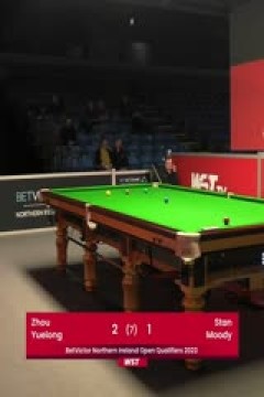 斯诺克周跃龙2-4斯坦·穆迪20231020