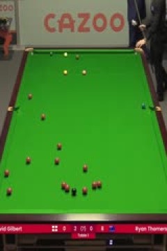 斯诺克大卫·吉尔伯特4-1瑞恩·托马森20230817(李照)