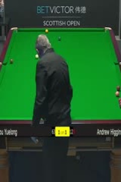 2023斯诺克苏格兰公开赛安德鲁·希金森2-4周跃龙20231214