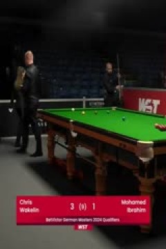 2023斯诺克德国大师资格赛克里斯·沃克林5-3穆罕默德·易卜拉欣20231221