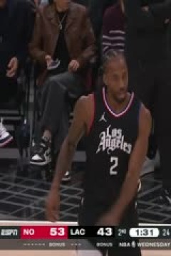 NBA常规赛 鹈鹕VS快船 20240208