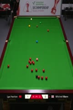 斯诺克英锦赛资格赛晋级轮米歇尔·曼恩5-6吕昊天20251126