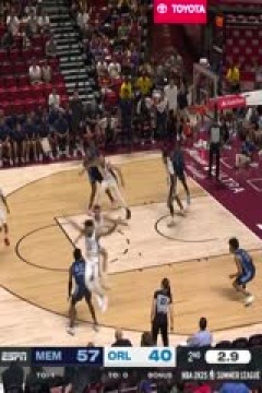 NBA夏季联赛 灰熊VS魔术 20240718