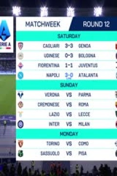 意甲联赛 那不勒斯VS亚特兰大 20251123