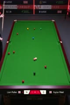 斯诺克英锦赛资格赛利亚姆·普伦6-1凯兰·帕特尔20251122