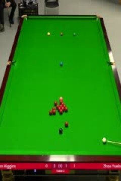 2024斯诺克德国大师赛约翰·希金斯5-3周跃龙20240131