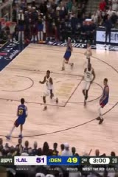 NBA季后赛 湖人VS掘金 20240421