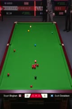 斯诺克英锦赛资格赛晋级轮斯科特·唐纳森6-5斯图尔特·宾汉姆20251127