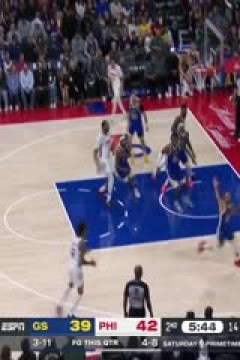 NBA常规赛 勇士VS76人 20250302