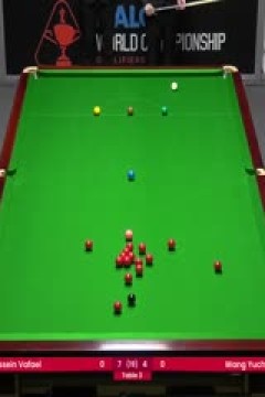 24-25赛季斯诺克世锦赛资格赛Day10 王雨晨4-10侯赛因·瓦菲(第二阶段) 20250417