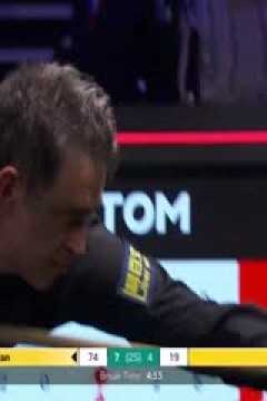 24-25赛季斯诺克世锦赛第二轮罗尼·奥沙利文12-4庞俊旭(第二阶段)20250427