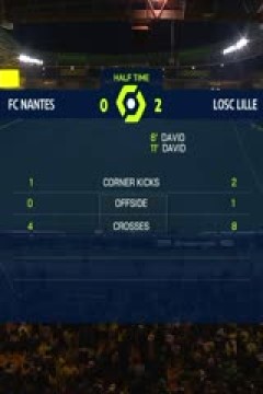 法甲联赛 南特VS里尔 20240513