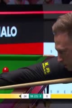24-25赛季斯诺克世锦赛四分之一决赛卢卡·布雷切尔8-13贾德·特鲁姆普(第三阶段)20250501