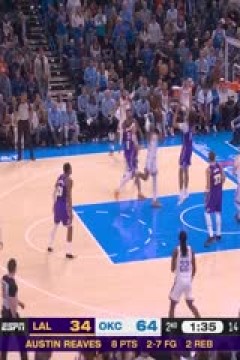 NBA常规赛 湖人VS雷霆 20251113