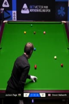 2025斯诺克北爱尔兰公开赛64进32杰克逊·佩奇4-0斯蒂芬·霍尔沃斯20251020