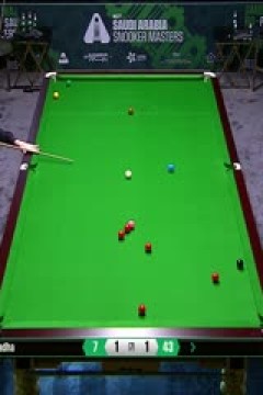 2025斯诺克沙特大师赛第二轮(112进80)辛格·查达1-4蓝裕豪20250809