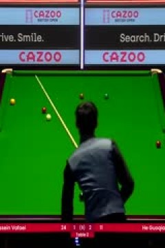 斯诺克贺国强2-5侯赛因·瓦菲20230929