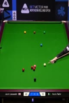 2025斯诺克北爱尔兰公开赛64进32杰克·利索夫斯基4-0哈里斯·塔希尔20251020