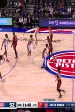 NBA常规赛 热火VS活塞 20240318