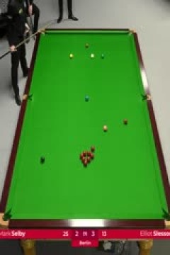 斯诺克德国大师赛32进16马克·塞尔比4-5埃利奥特·斯莱塞20250130