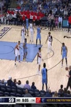 NBA常规赛 开拓者VS灰熊 20240303