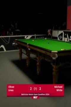 2024斯诺克威尔士公开赛资格赛奥利弗·莱恩斯4-3迈克尔·怀特20240126