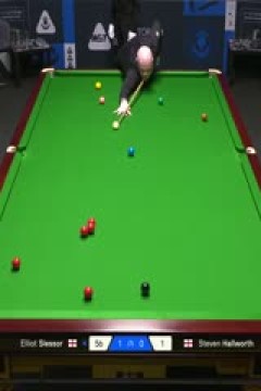 斯诺克苏格兰公开赛第一轮64进32埃利奥特·斯莱塞4-0斯蒂芬·霍尔沃斯20251216