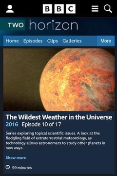 地平线系列：宇宙中最狂野的天气